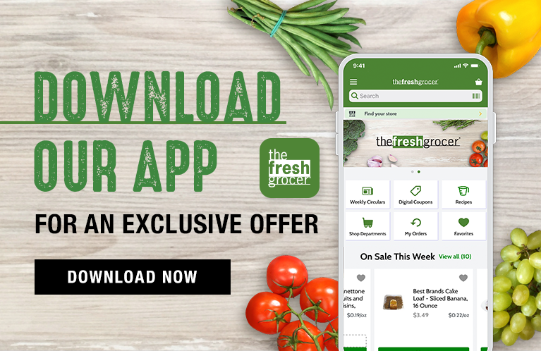 Download The Fresh Grocer App